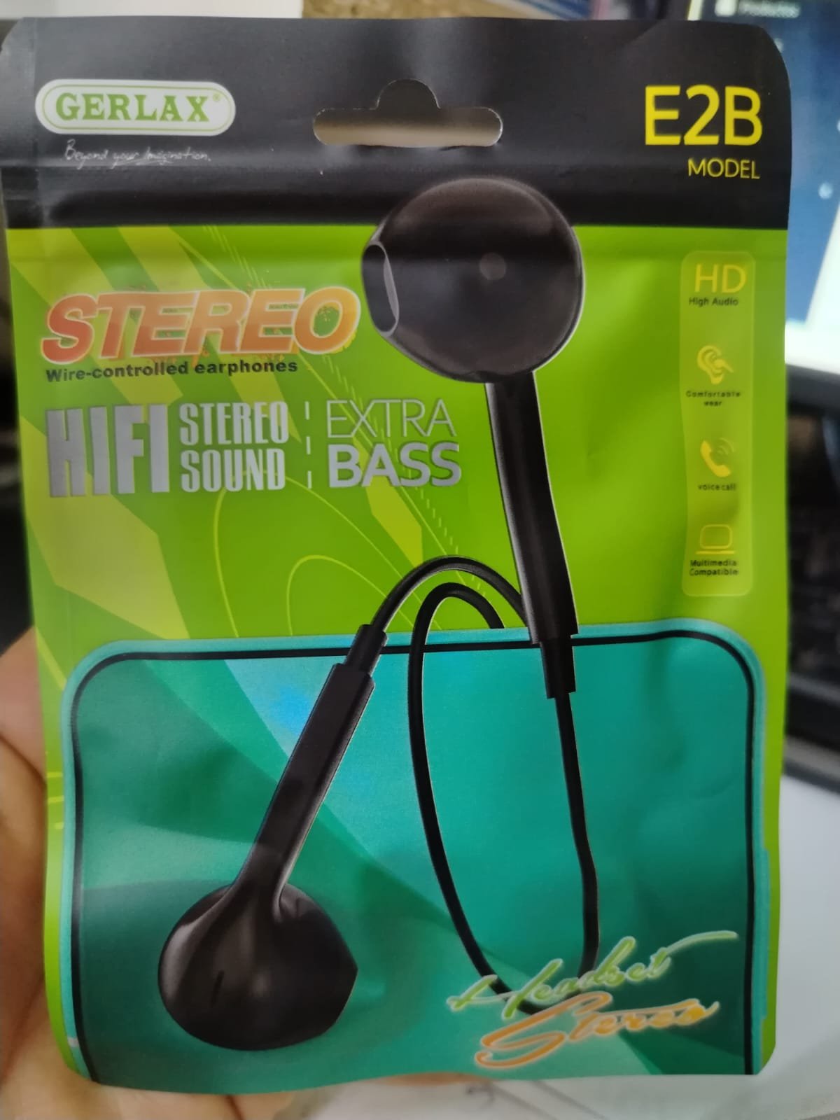 audifono con cable gerlax e2b