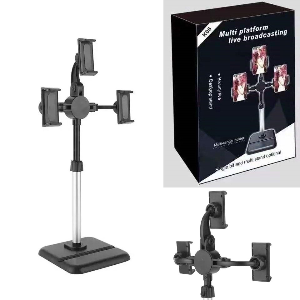 soporte para 3 celulares k06