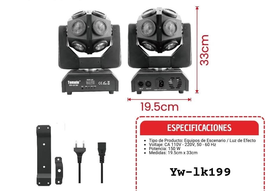 juego de luces ywlk199