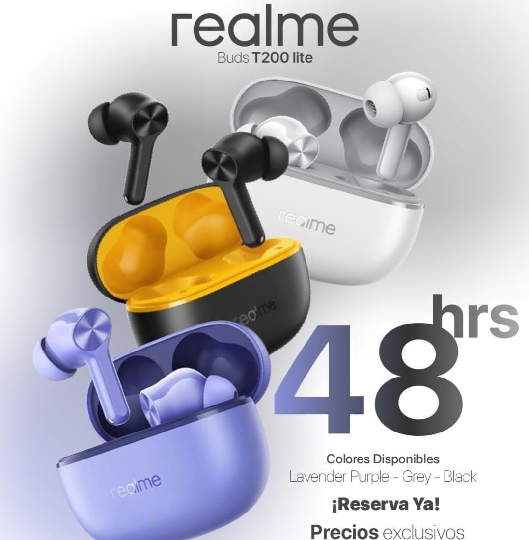 audifono a bluethoo t200lite realme