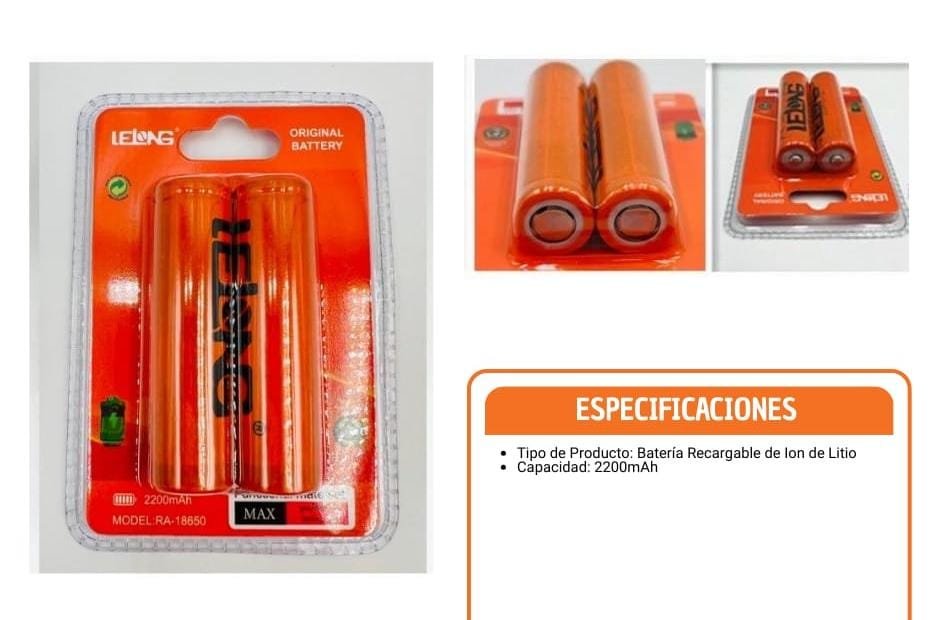 ra18650 sin cabeza bateria 18650SIN cabeza ra-18650