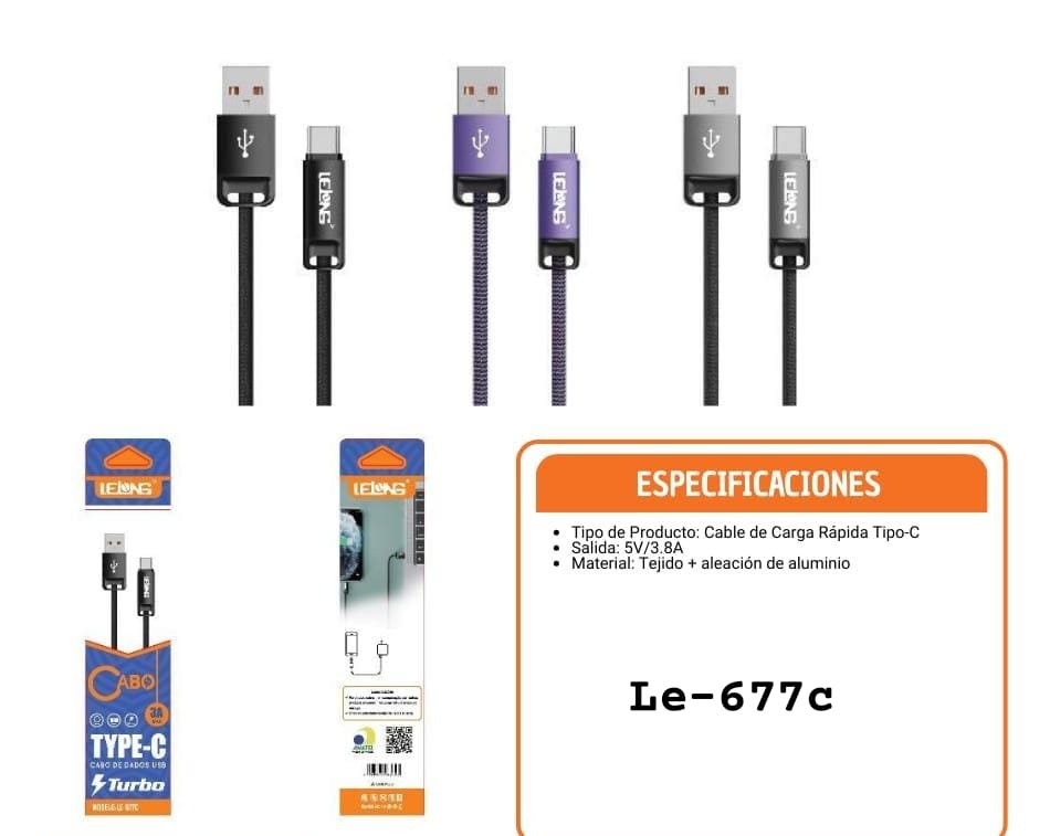 cable usb tipo c le677c