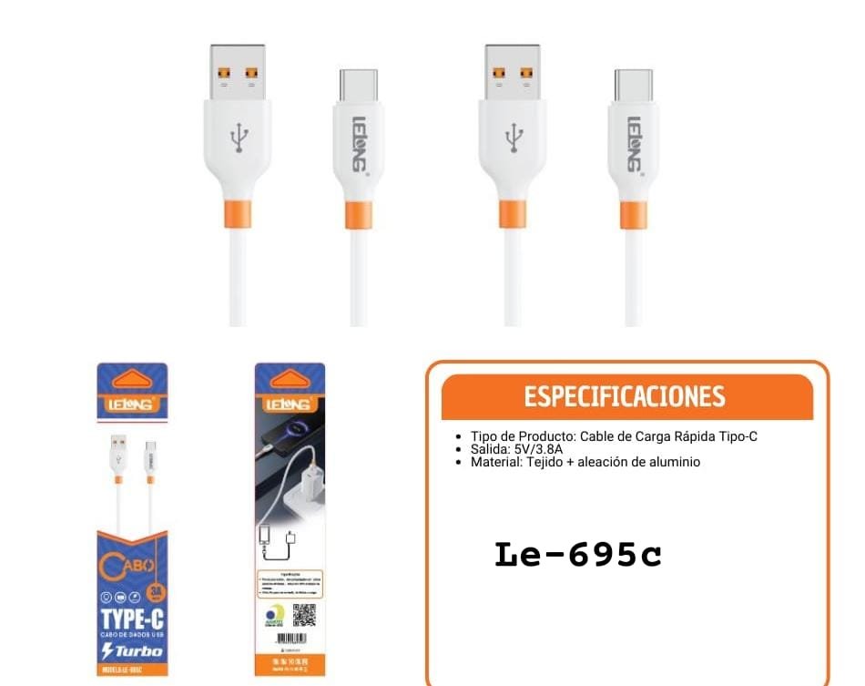 cable usb tipo c le695c