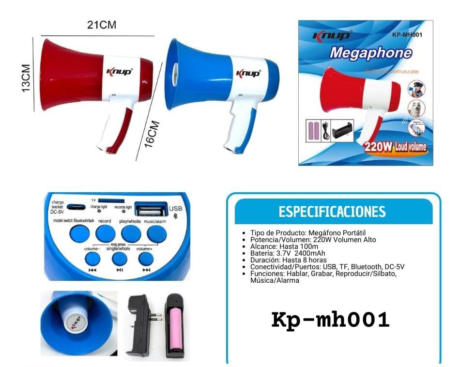 megafono kpmh001