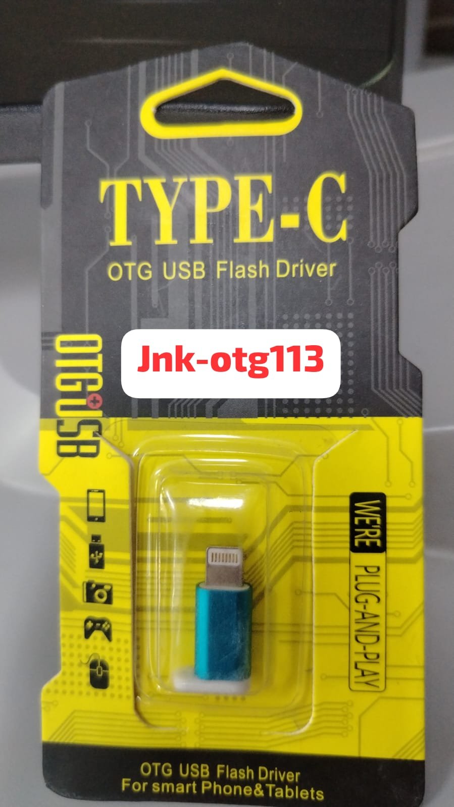 jnk-otg 113 cable otg entrada v8 y macho iphone