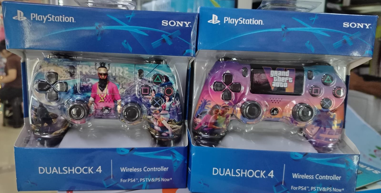 mando ps4 sony con diseño y sin diseño