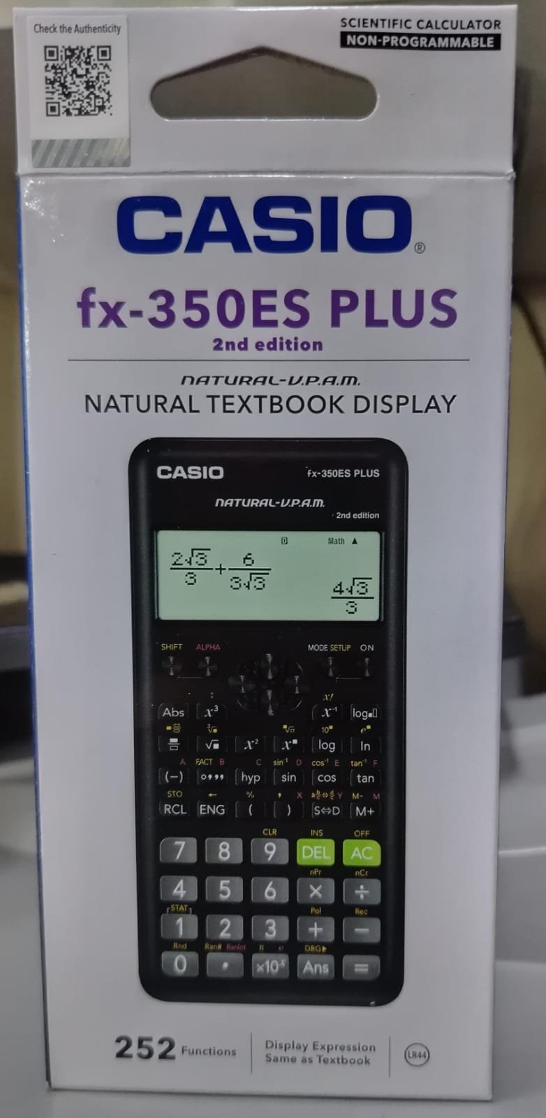 fx-350es plus calculadora casio original fx350esplus
