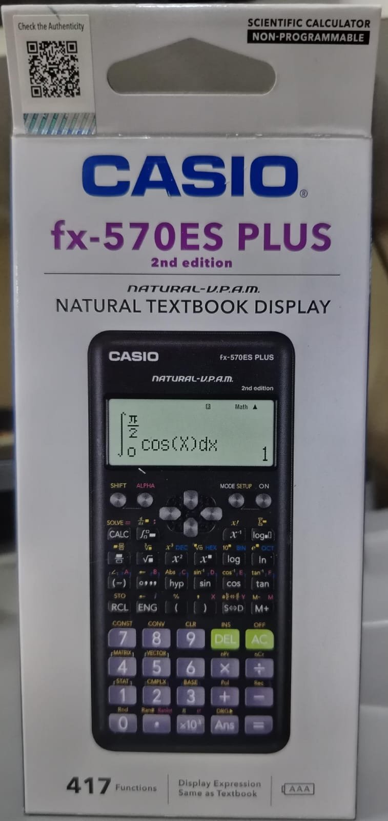 fx-570es plus calculadora casio 4549526608759 fx570esplus