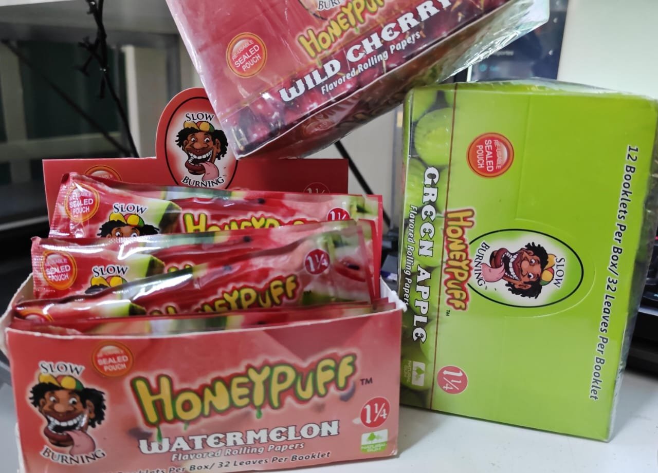 papelillo con cierre hermetico honeypuff