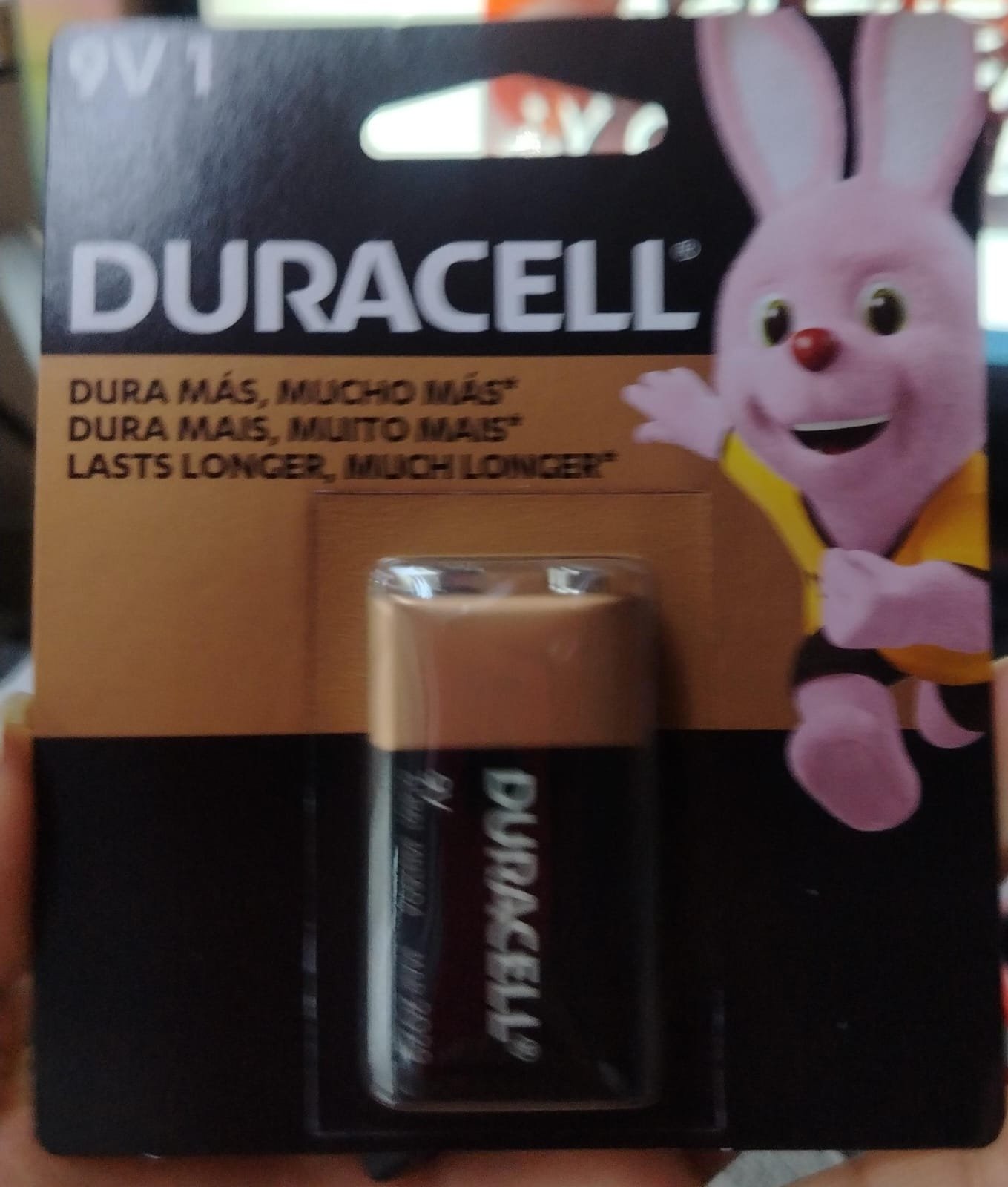 bateria duracell 9v