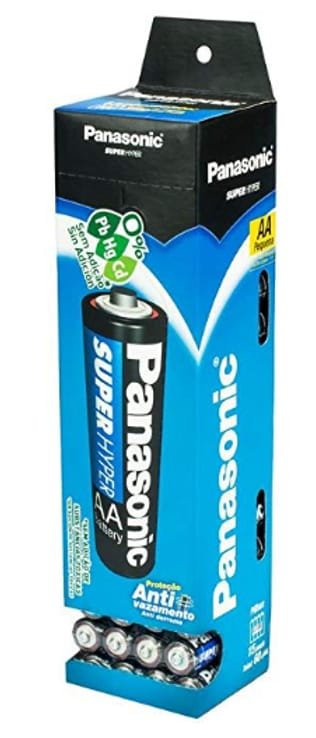pilas AA 4 pilas panasonic