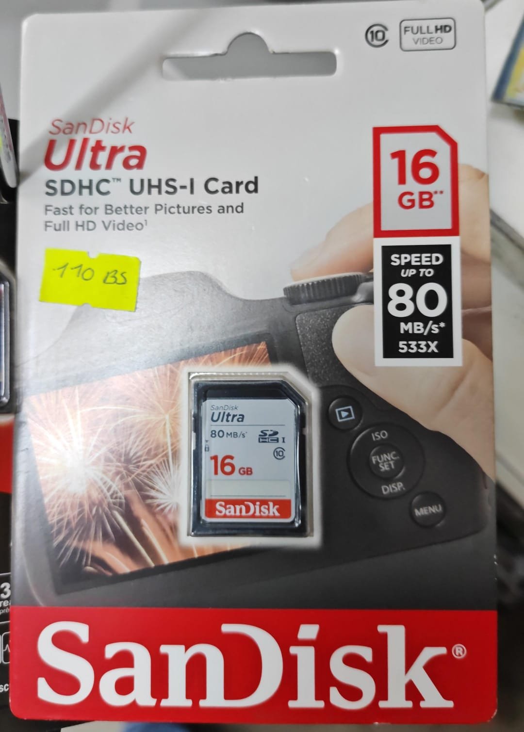 sdhc 16gb sandisk ultra memoria de camara 16 gb san disk sdsdunc-016g-gn6in