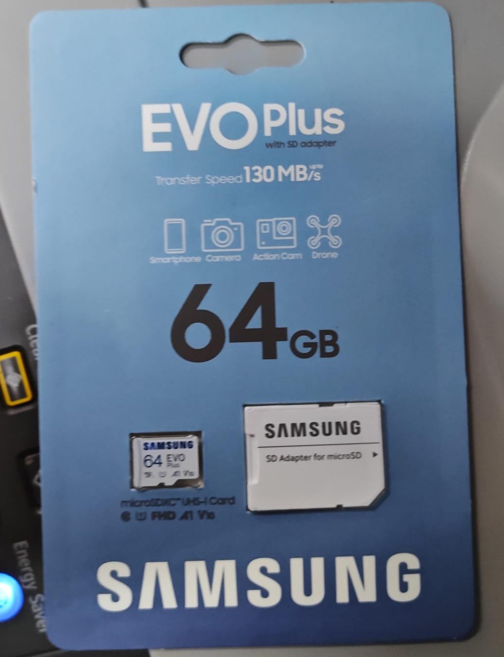 sd 64gb samsung memoria 64 gb evo plus celeste Samsung 8806092411142