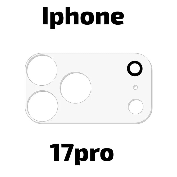 protector de camara iphone 17pro 