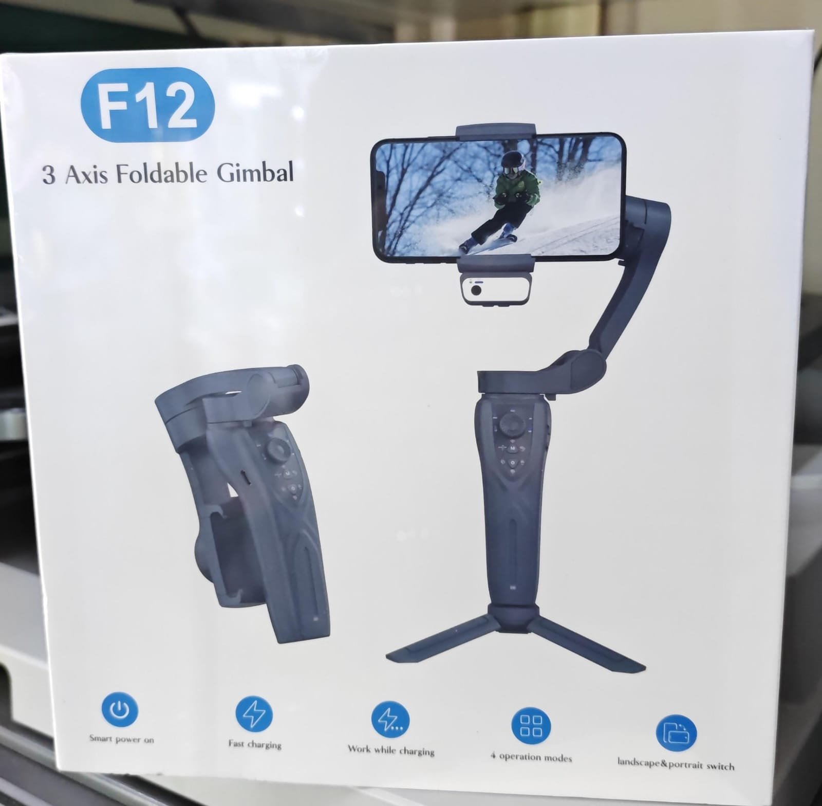 estabilizador para celular con IA f12