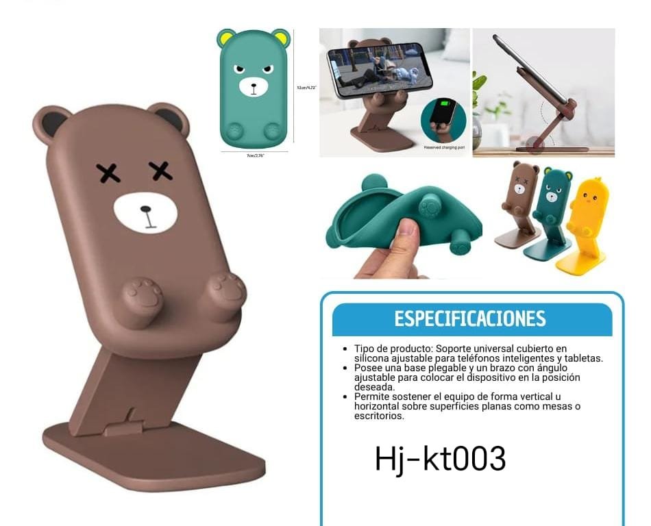 soporte goma para celular hjkt003