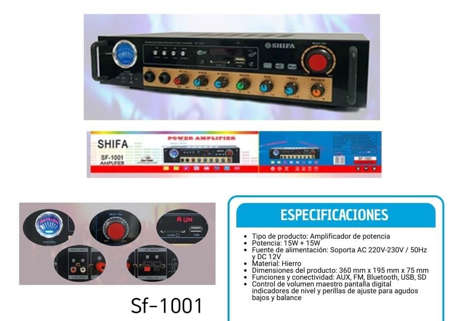 amplificador de potencia sf1001