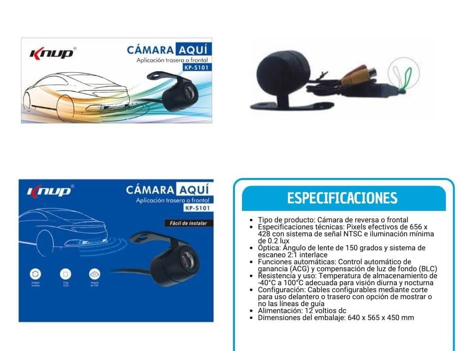 camara de retro de auto kps101