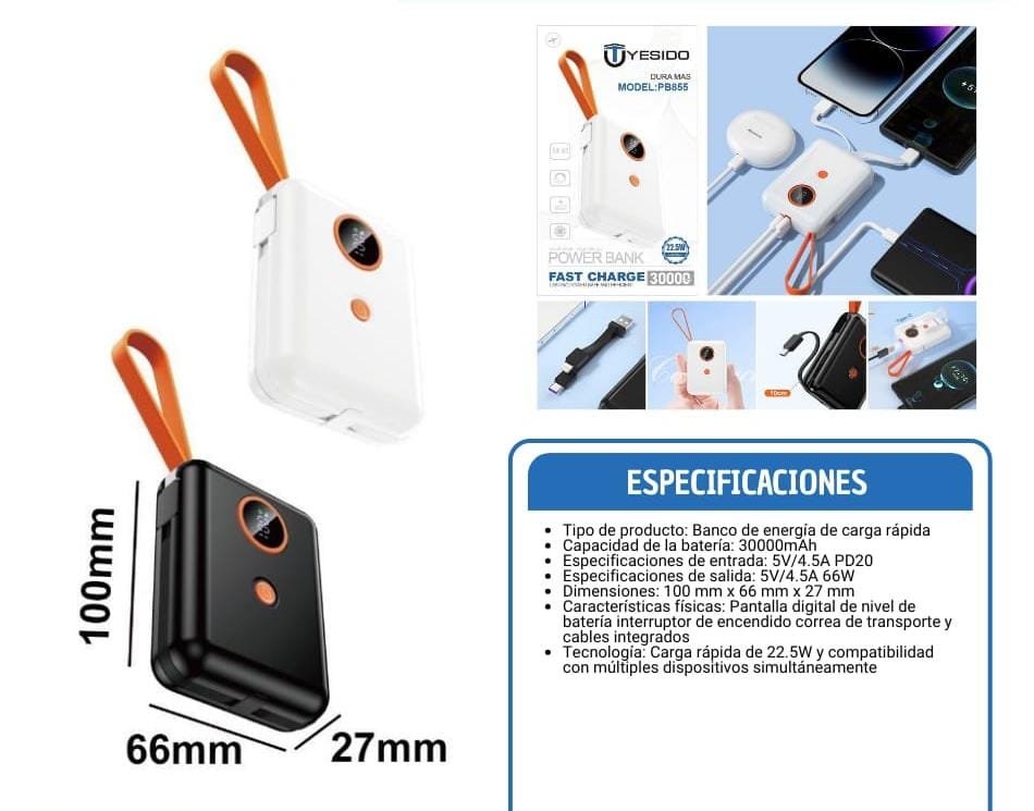 power bank yesido pb 855