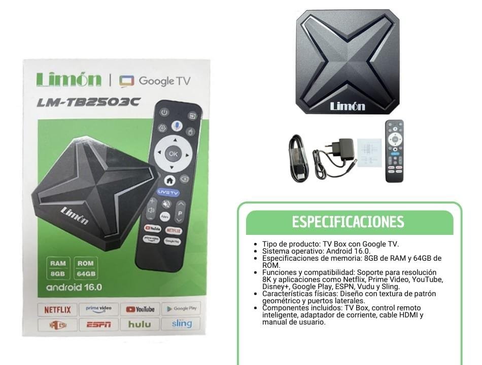 tv box limon android 16