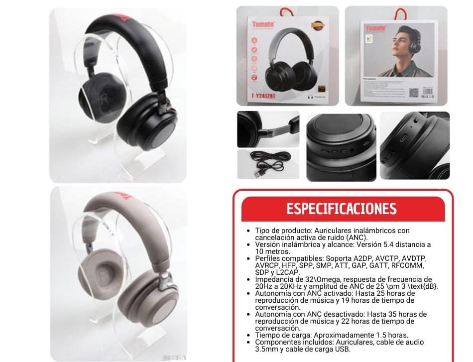 audifono casco inalambrico ty2417bt