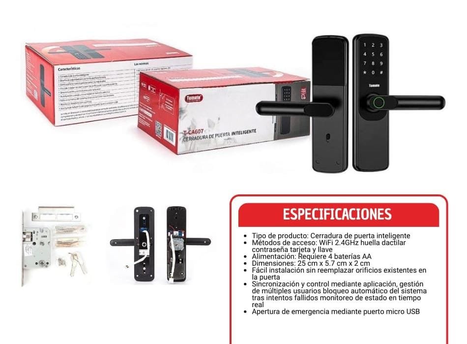 cerradura inteligente tca607