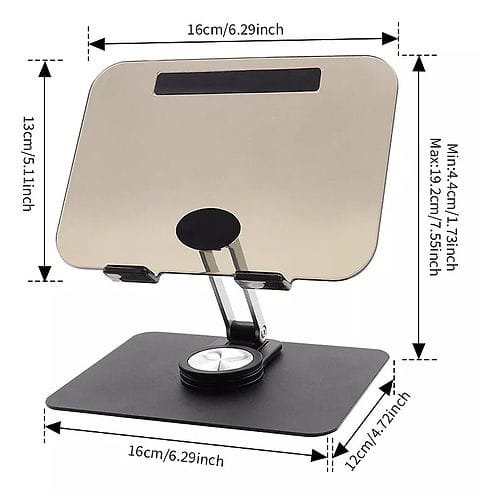 po-145 foldable metal holder po145 soporte de escritorio para tablet