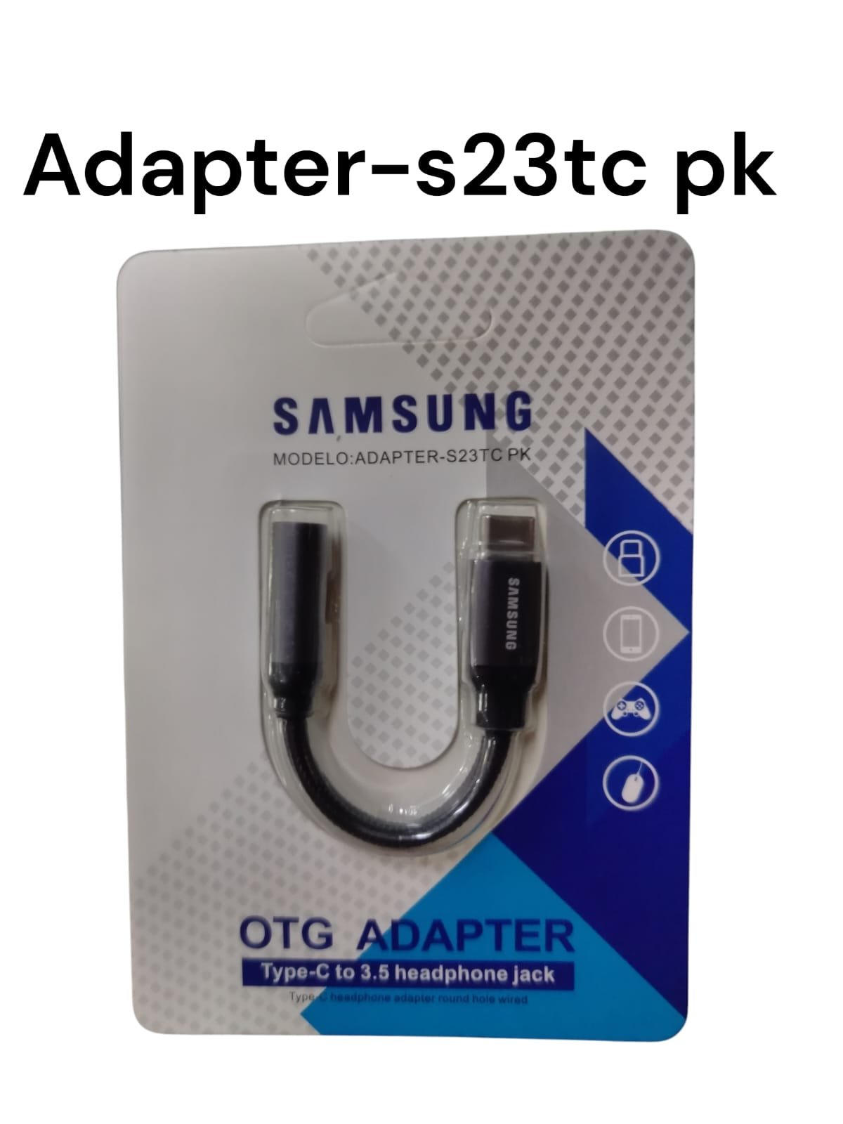 adapters23tc pk adaptador tipo c  a  auxiliar samsung adapters23tcpk
