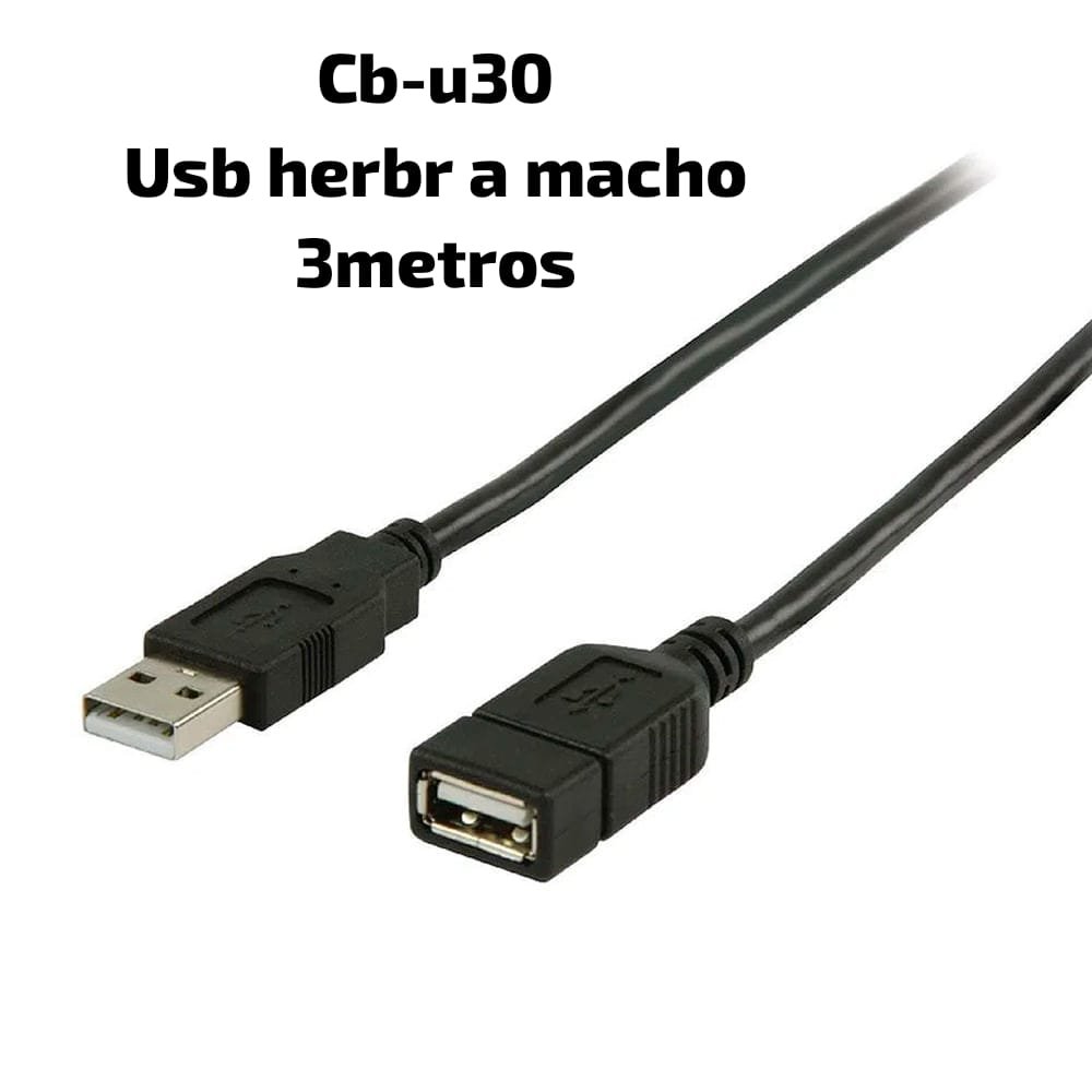 cbu30 cable usb hermbra a macho