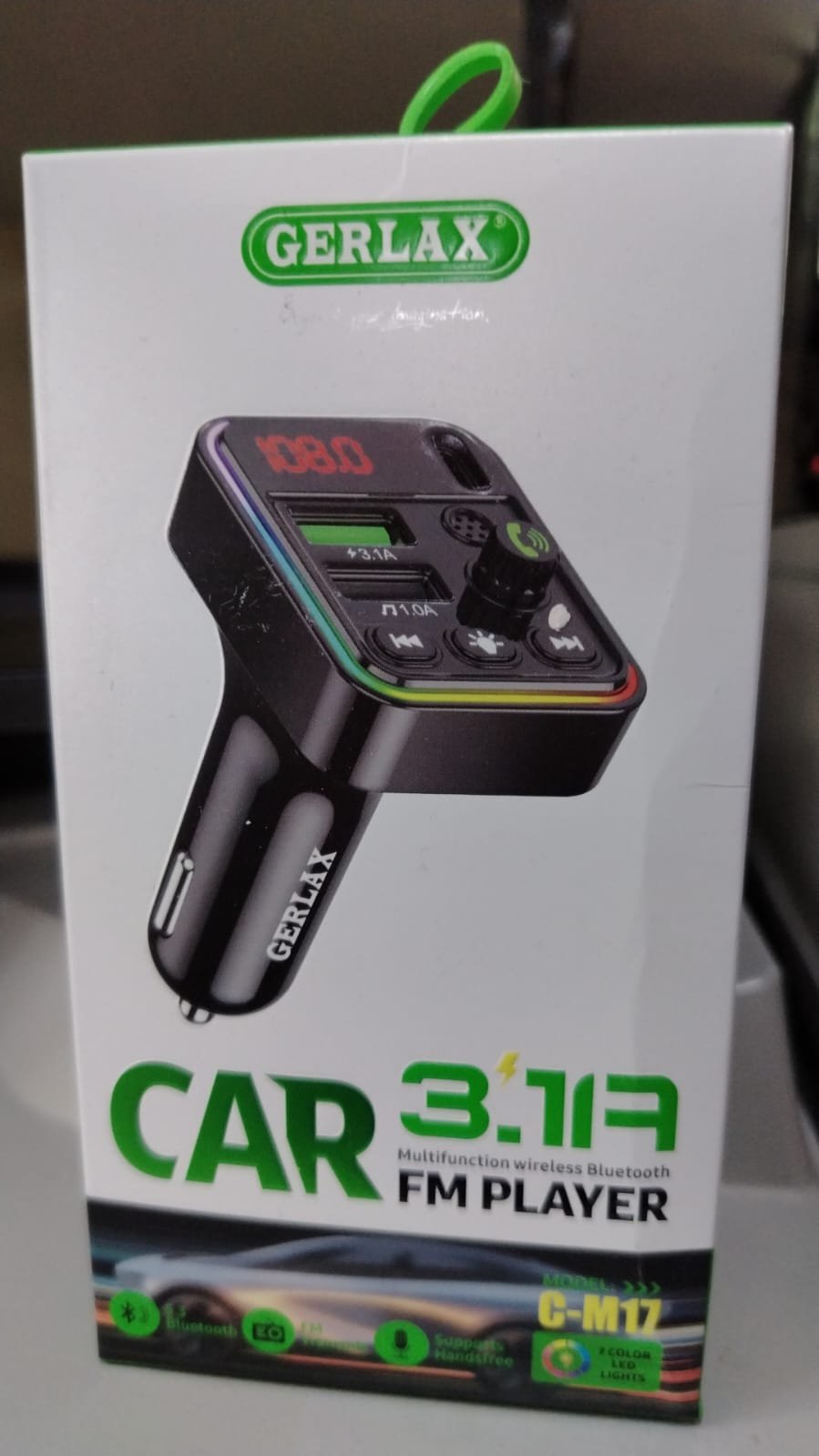 cm17 cigarreras 3.1a car fm player