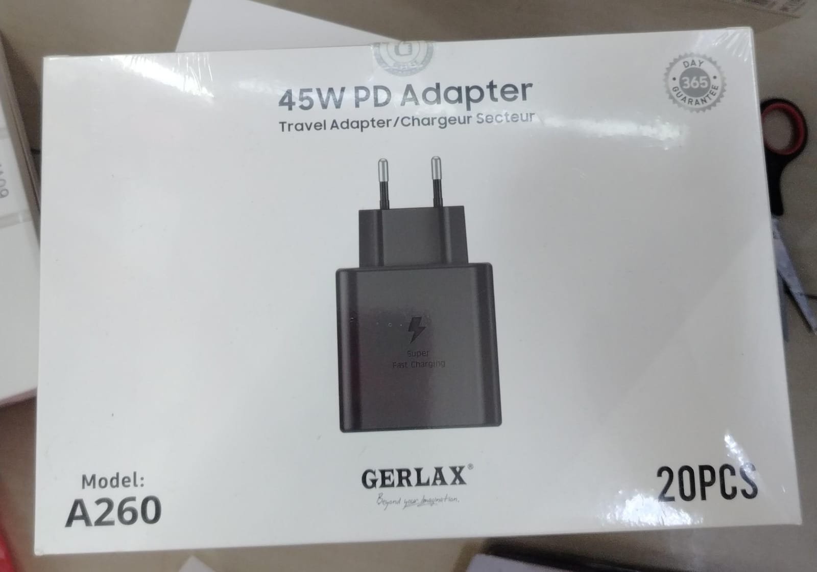 a260gerlax cubo de cargador 45w