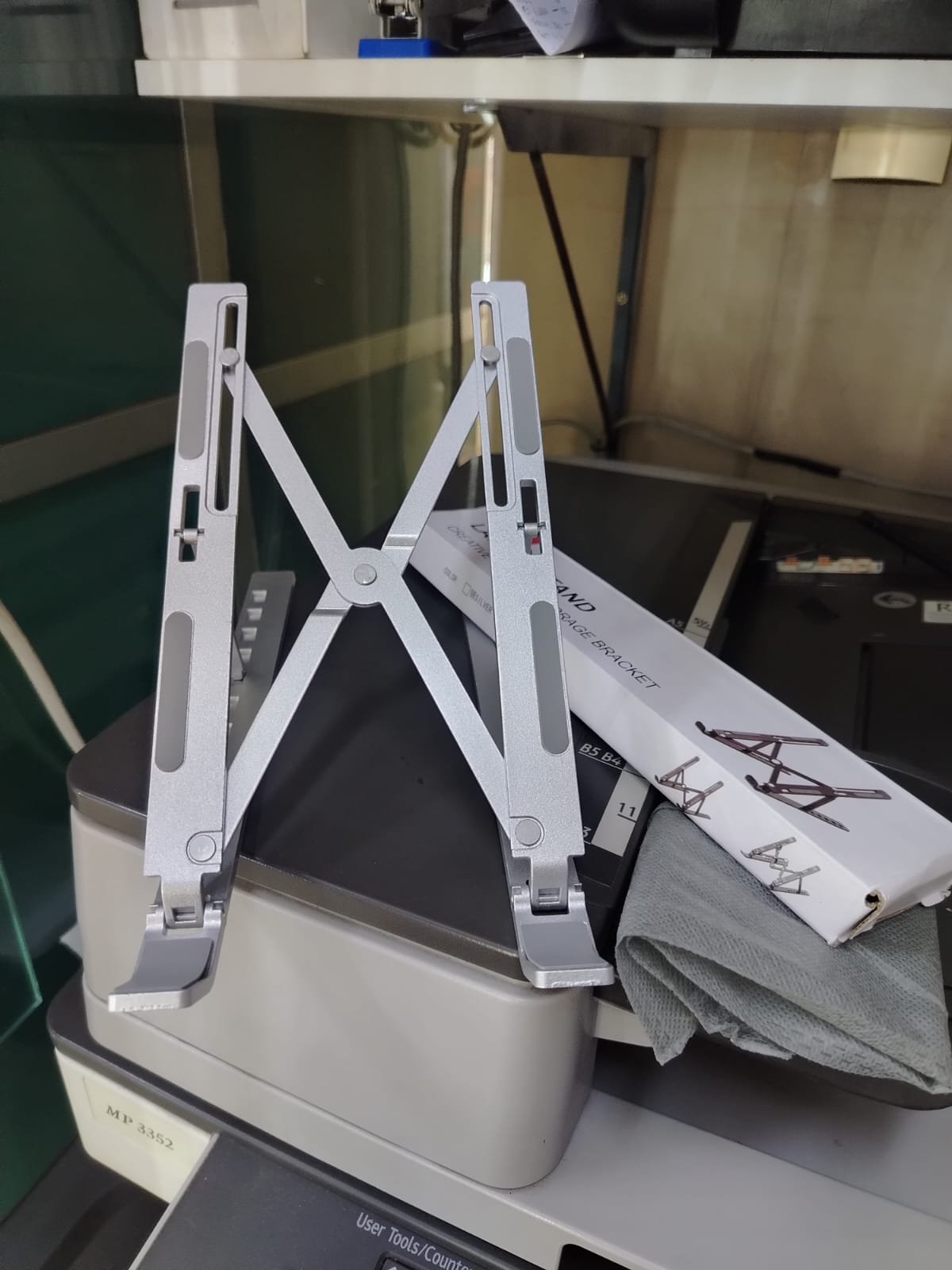 laptop stand 150053 base metalica de laptop