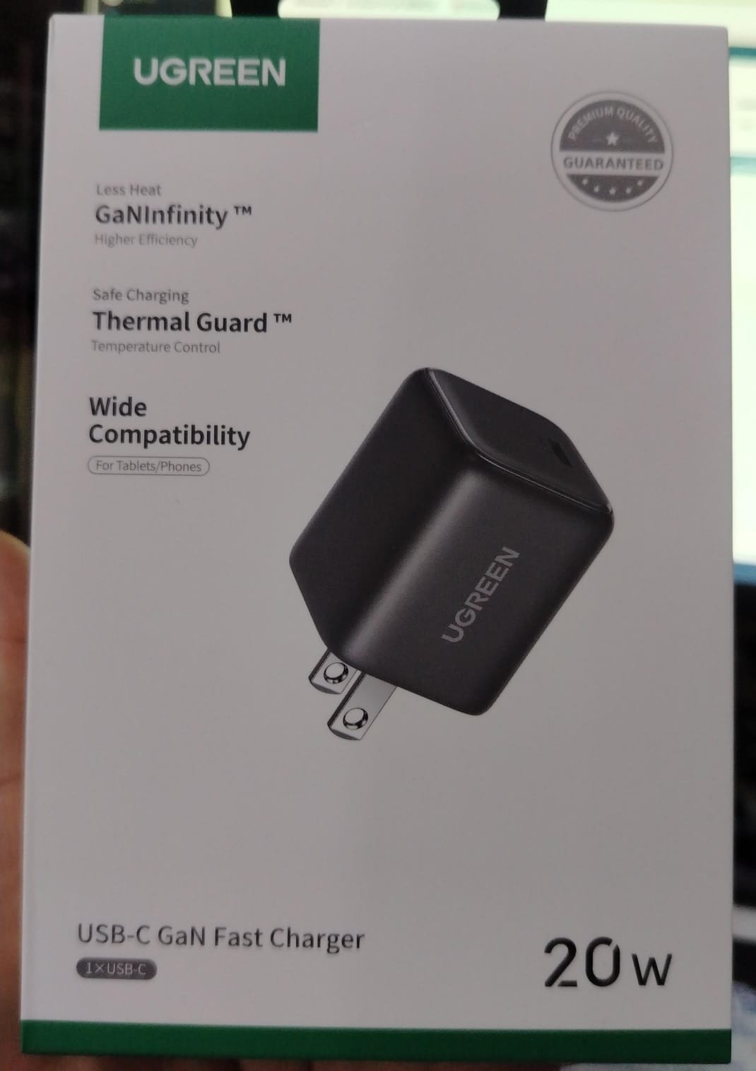cubo de cargador tipo c 
