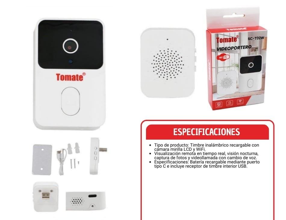 timbre inalambrico para casa sct02w