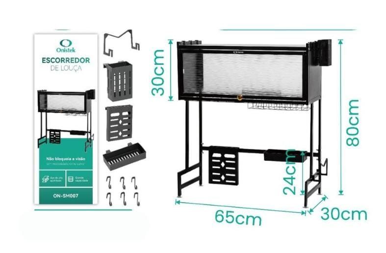 escurridor de platos onistek onsm007