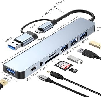 adaptador 8en1 8 en 1 supportbc1.2