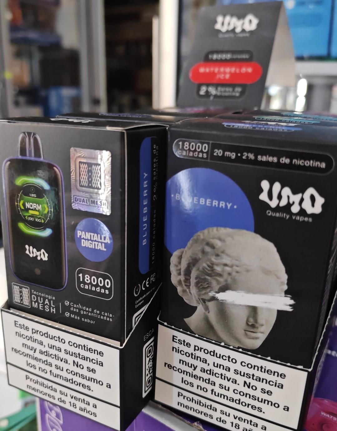 vaper umo 18k caladas