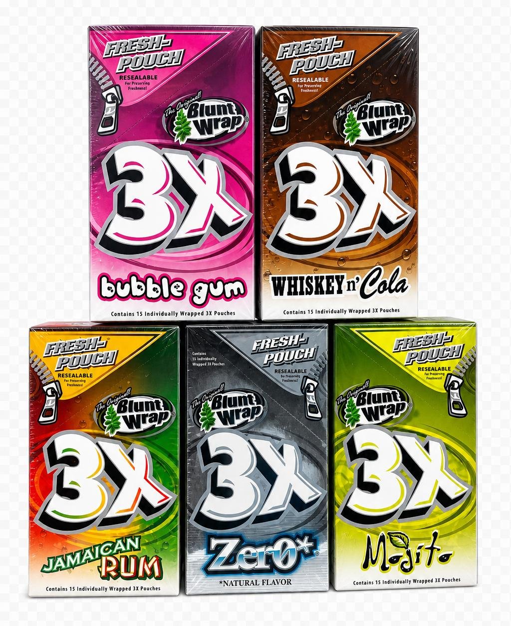 blunt wrap x3 blunt wrap fresh-pouch x3
