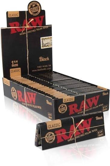 raw negro 1 1/4 raw black 
