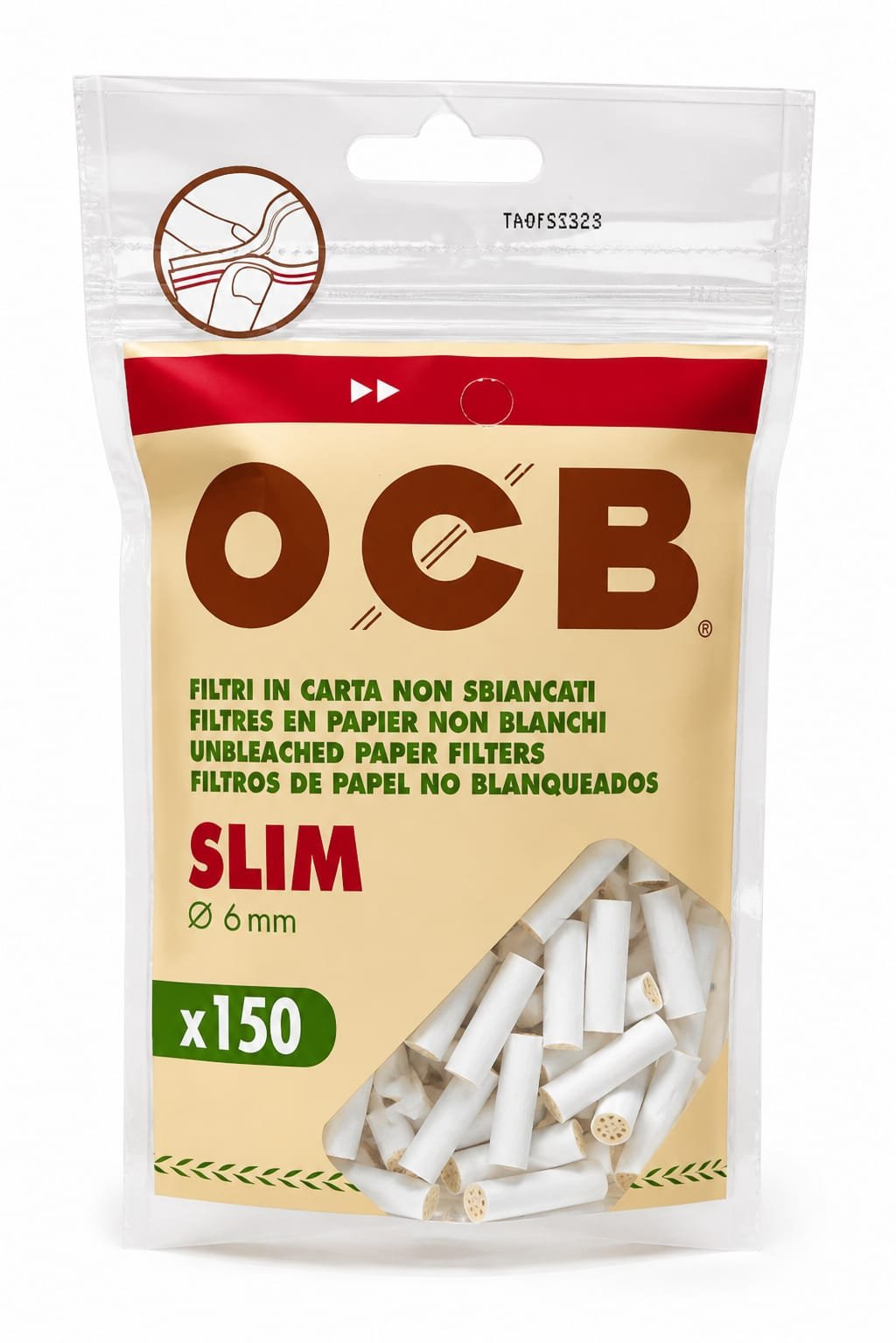 ocb eco slim filtro biodegradable SLIM