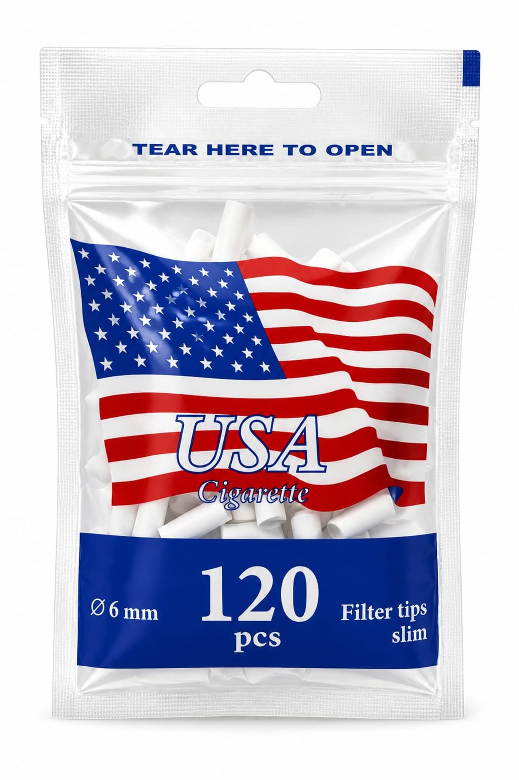 usa cigarette filter tips slim 
