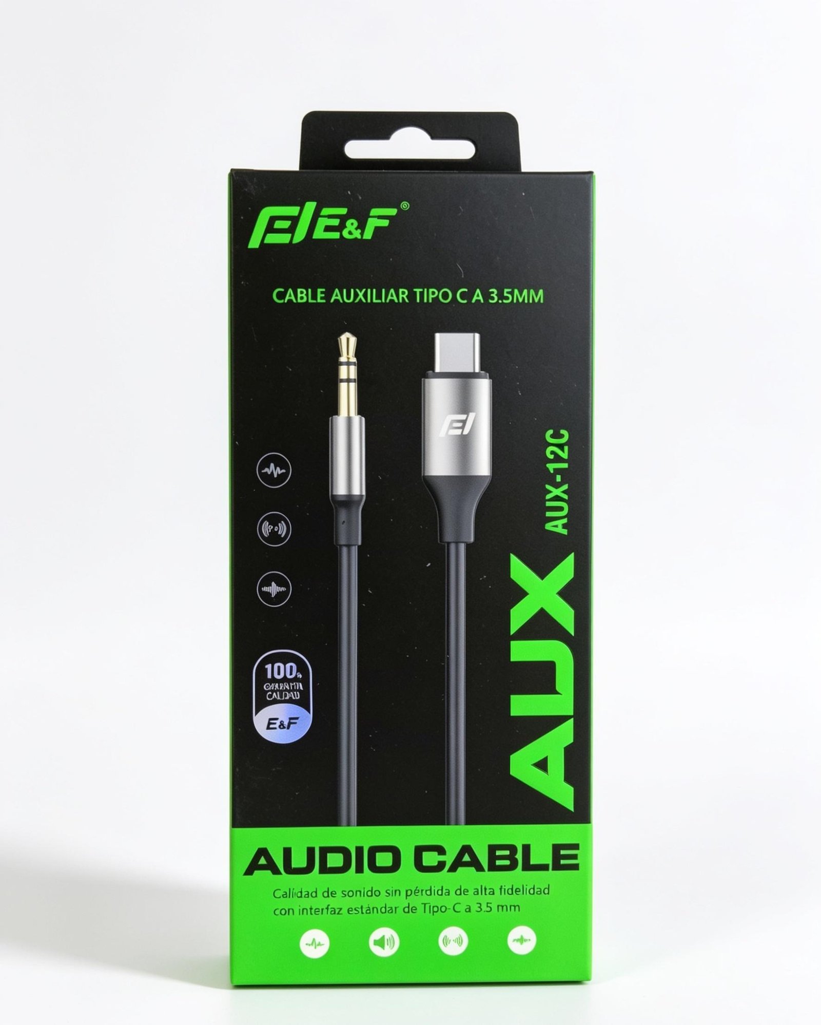 cable auxiliar tipo c a auxliliar aux12c