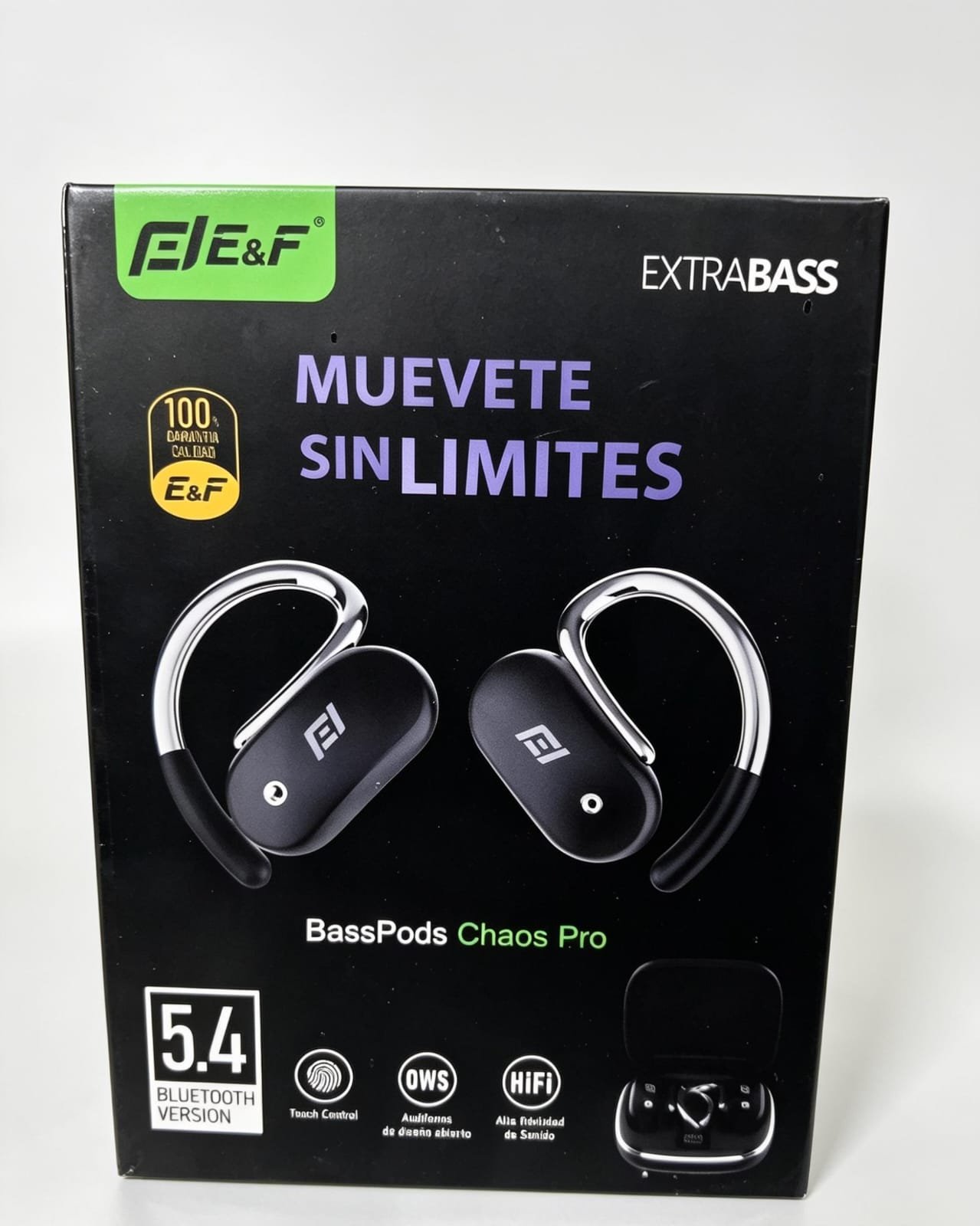 audifonos inalambricos eyf de conduccion osea basspods chaos pro