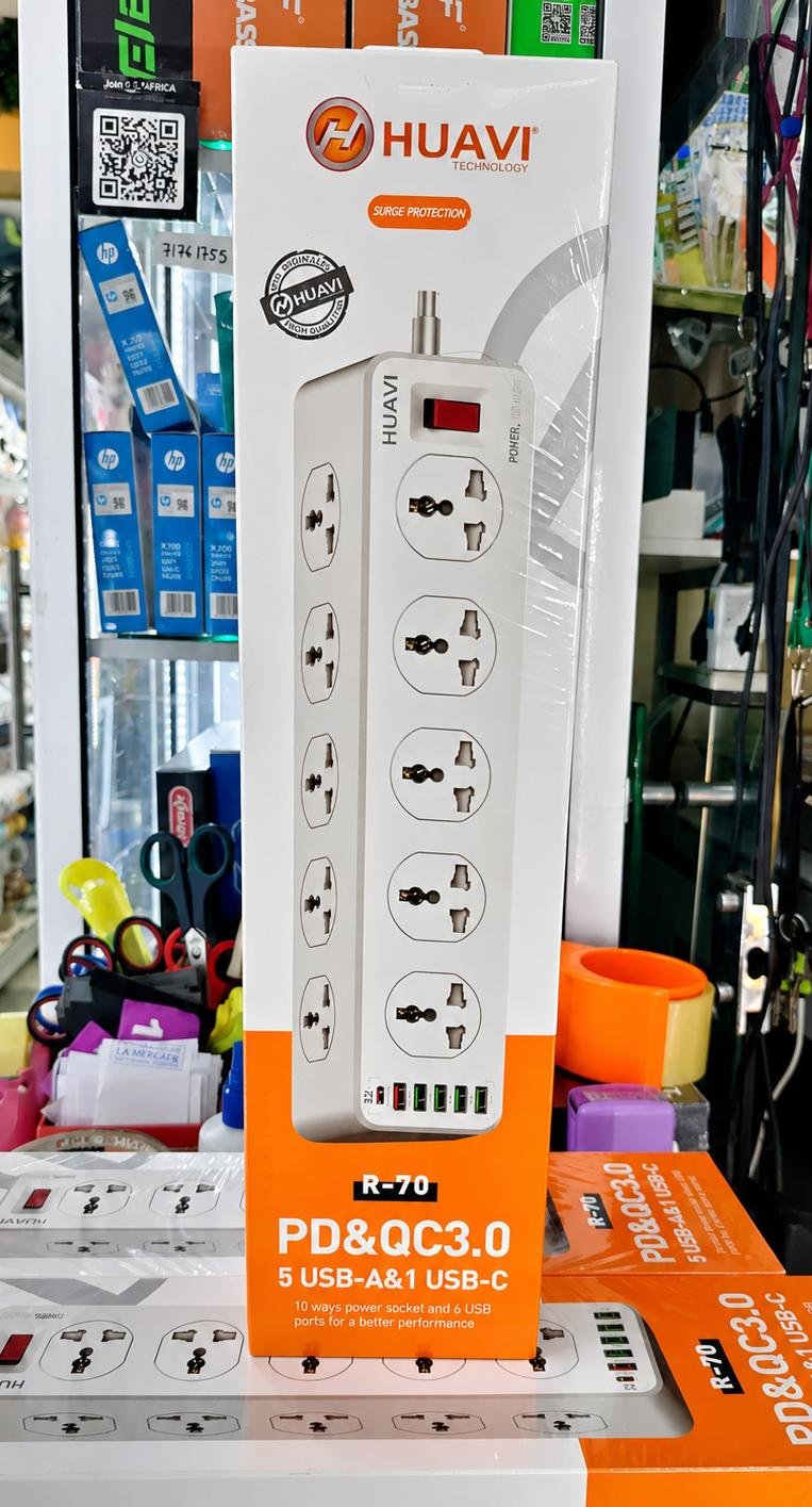 regleta huavi r70 r 70 huavi 10 enchufes 5 usb 1 tipo c