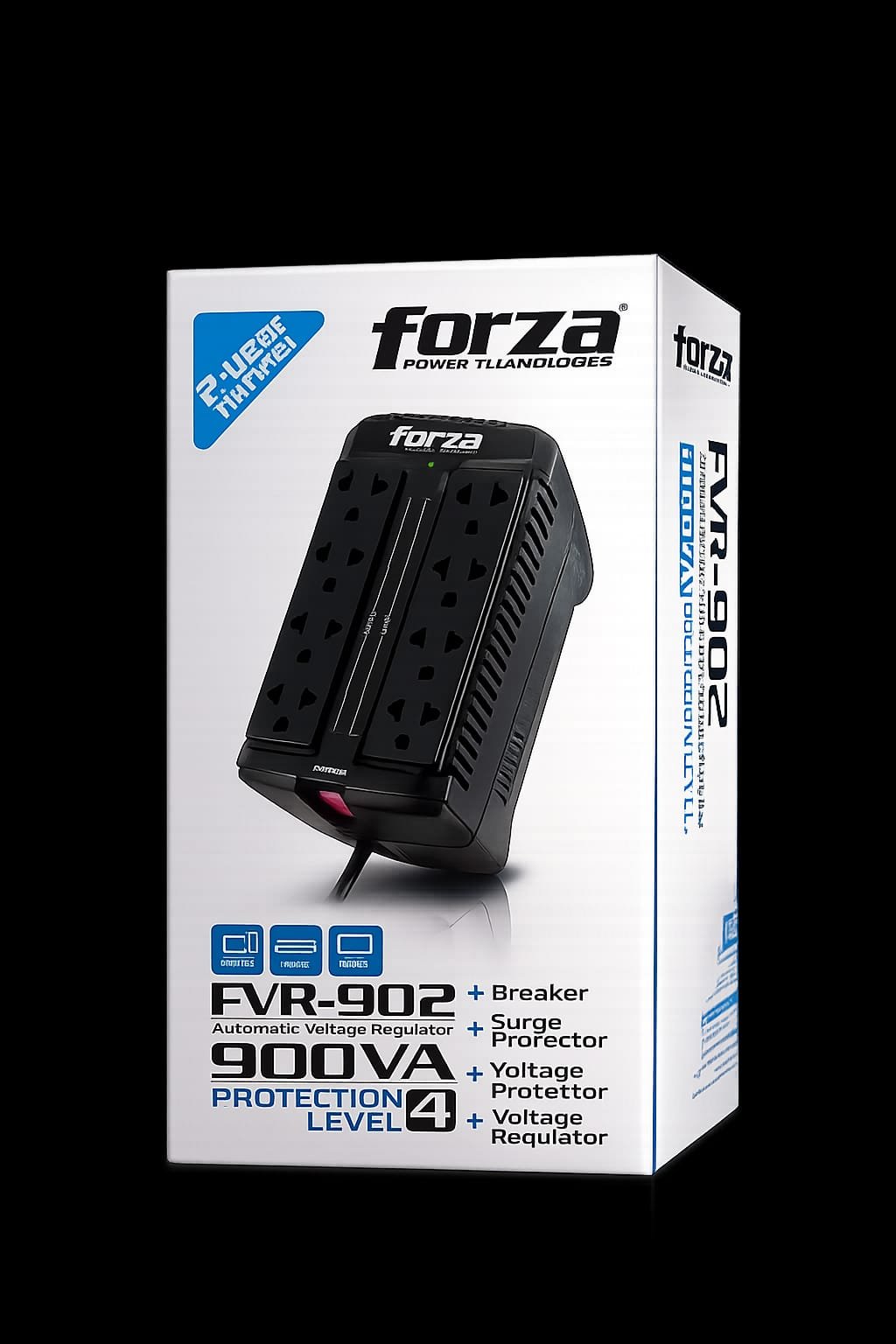 fvr-902 estabilizador forza 900va fvr902 forza
