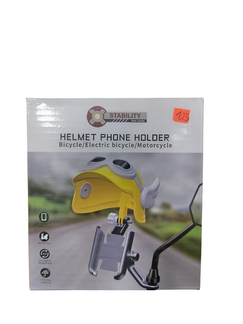 helmet phone holder soporte de moto con casco