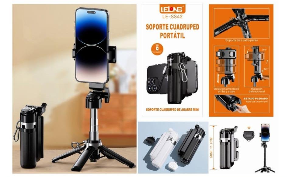 Soporte cuadruped portatil lelong Less42