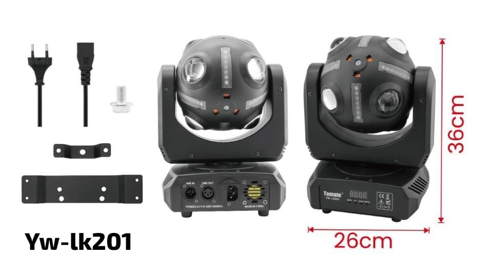 cabeza led para escenario juego de luz ywlk201