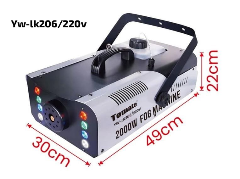 maquina de humo con efecto de luces ywlk206220v