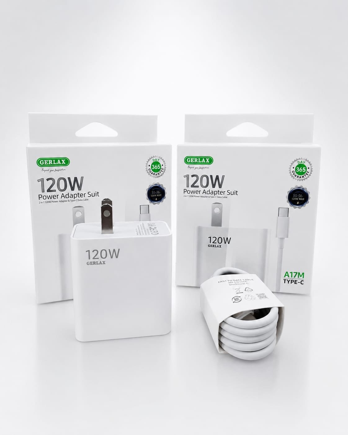 a17m cargador gerlax pata plana 120w power adapter suit